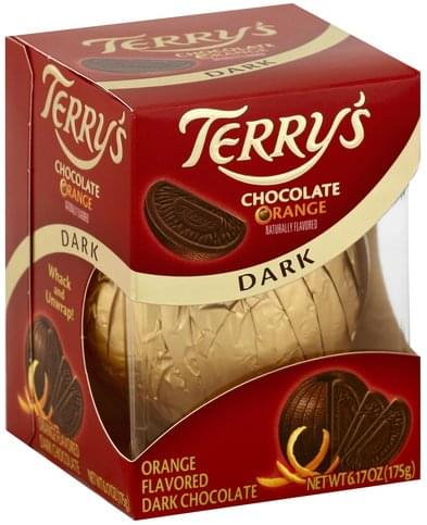 Terrys Dark Chocolate Orange - 6.17 oz, Nutrition Information | Innit