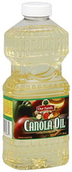 Our Family Canola Oil - 24 oz, Nutrition Information | Innit