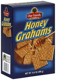 Our Family Honey Grahams - 14.4 oz, Nutrition Information | Innit