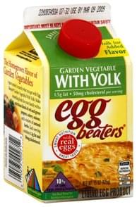 Egg Beaters Garden Vegetable, with Yolk Liquid Egg Product - 15 oz