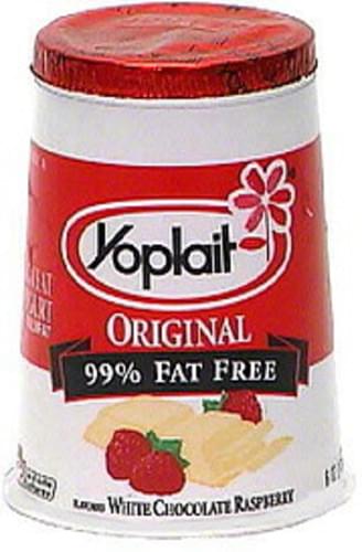 Yoplait White Chocolate Raspberry Original Low Fat Yogurt 6 Oz Nutrition Information Innit 2622