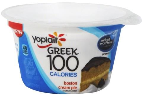 Yoplait Greek, Fat Free, Boston Cream Pie Yogurt - 5.3 Oz, Nutrition ...