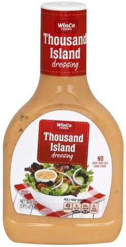 Winco Foods Thousand Island Dressing - 16 oz, Nutrition Information | Innit