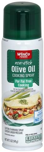 Winco Foods Olive Oil, Non-Stick Cooking Spray - 5 oz, Nutrition ...