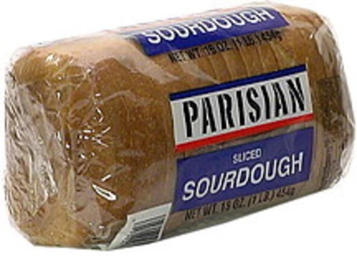 Parisian Sliced Sourdough Bread 1 lb, Nutrition Information Innit