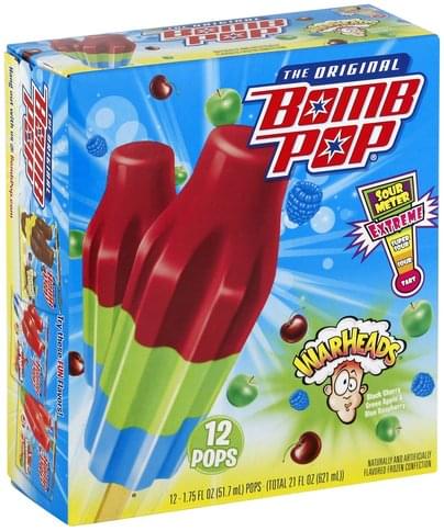 Warhead Popsicles Nutrition Facts | Besto Blog