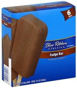 Blue Ribbon Classics Fudge Bars - 6 ea, Nutrition Information | Innit