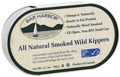 Bar Harbor Wild, Smoked Kippers - 6.7 oz, Nutrition Information | Innit