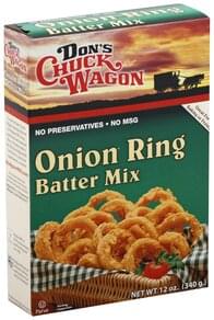 Dons Chuck Wagon Fish & Chips Batter Mix - 12 oz, Nutrition Information