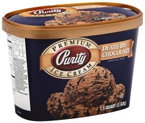 Purity Premium, Death by Chocolate Ice Cream - 1.5 QT, Nutrition ...