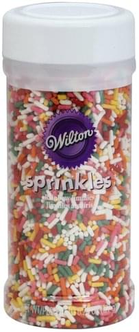 Wilton Rainbow Jimmies Sprinkles - 6.25 Oz, Nutrition Information | Innit