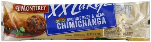 El Monterey Chimichanga, Spicy Red Hot Beef & Bean, XX Large!, Shop