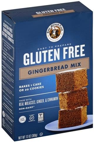 King Arthur Flour Gluten Free Gingerbread Mix - 13 oz, Nutrition ...