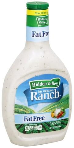 fat free ranch dressing nutrition