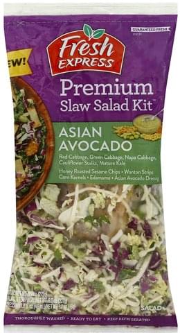 Fresh Express Premium, Asian Avocado Slaw Salad Kit - 1 ea, Nutrition ...