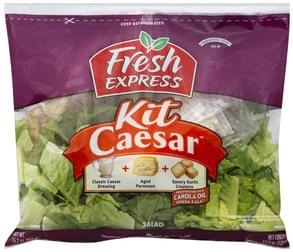 Fresh Express Bacon Caesar Salad Kit - 1 ea, Nutrition Information | Innit