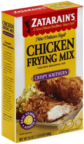 Zatarains Chicken Frying Mix Crispy Southern Chicken Breading Mix