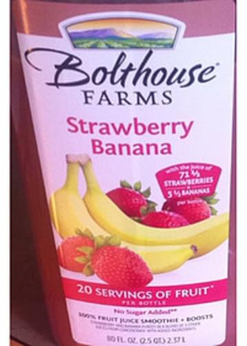 Bolthouse Farms Strawberry Banana Smoothie Ml Nutrition Information Innit