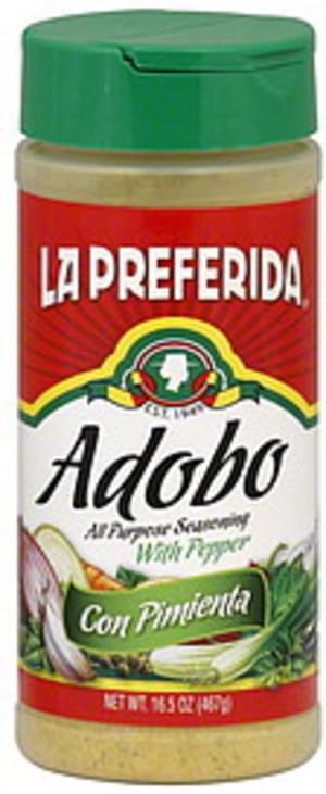 La Preferida All Purpose With Pepper Seasoning 16 5 Oz Nutrition