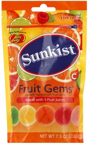 sunkist individually wrapped fruit gems