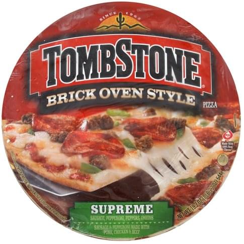 Tombstone Supreme Pizza - 19.2 oz, Nutrition Information | Innit