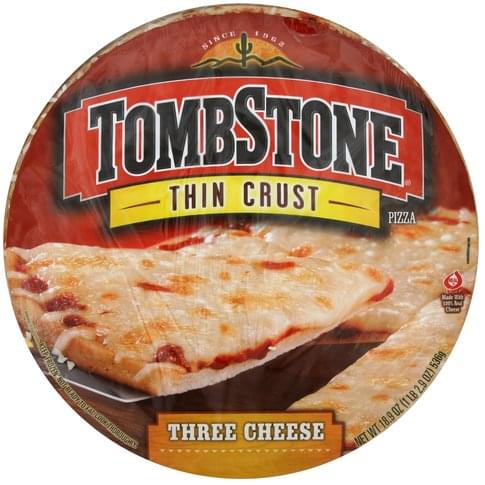 Tombstone Thin Crust, Three Cheese Pizza - 18.9 oz, Nutrition ...