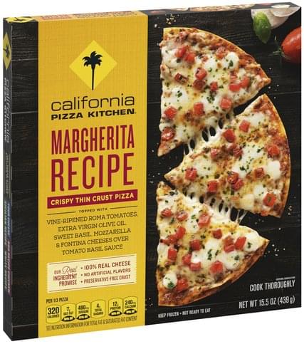 California Pizza Kitchen Margherita Recipe, Crispy Thin Crust Pizza ...