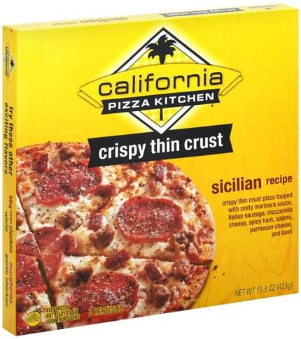 California Pizza Kitchen Crispy Thin Crust, Sicilian ...