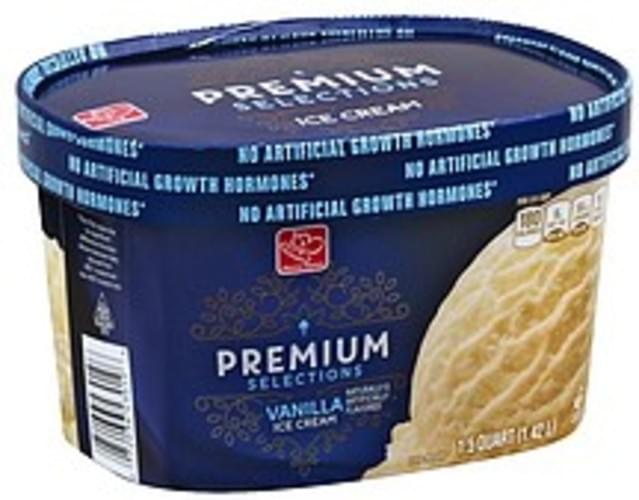 Harris Teeter Vanilla Ice Cream - 1.5 QT, Nutrition Information | Innit