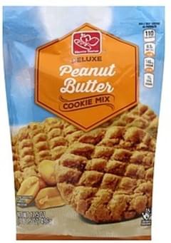 Harris Teeter Deluxe, Peanut Butter Cookie Mix - 17.5 oz, Nutrition ...