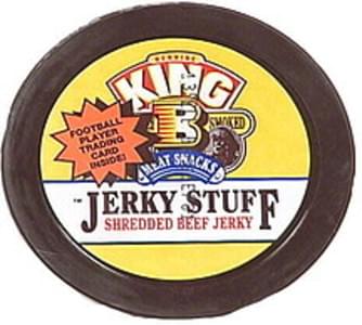 King B Jerky Stuff Shredded Beef Jerky - 0.32 Oz, Nutrition Information ...