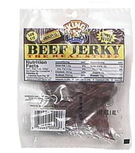 King B Beef Jerky, Ripple Style, Original Flavor - 1 Oz, Nutrition ...