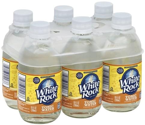 White Rock Tonic Water - 6 Ea, Nutrition Information 