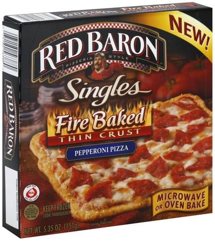 Red Baron Thin Crust Pepperoni Pizza Nutrition Facts | Besto Blog