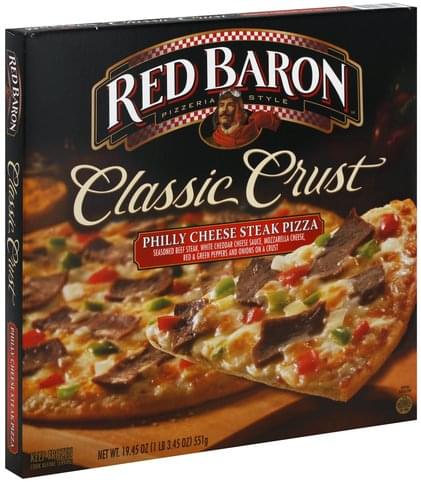 Red Baron Classic Crust, Philly Cheese Steak Pizza - 19.45 oz ...