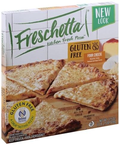 Freschetta Gluten Free, Four Cheese Pizza - 17.5 Oz, Nutrition ...