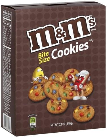 M & M Bite Size Cookies - 12 oz, Nutrition Information | Innit