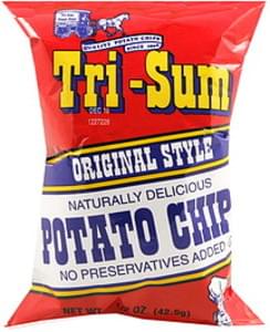 Tri Sum Original Style Potato Chips - 1.5 oz, Nutrition Information | Innit