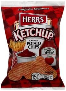 Herrs Ketchup Flavored Potato Chips - 1 oz, Nutrition Information | Innit