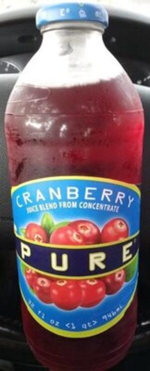 Mr Pure Cranberry Juice Cocktail 32 Oz Nutrition Information Innit 8717