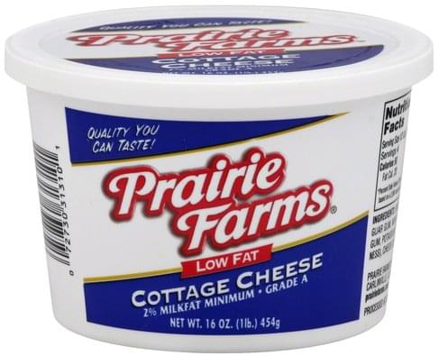 Prairie Farms Low Fat Cottage Cheese 16 Oz Nutrition