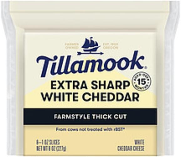 Tillamook Extra Sharp White Cheddar Farmstyle Thick Cut Tillamook Extra ...