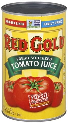 Red Gold Fresh Squeezed Tomato Juice 46 Oz Nutrition Information Innit