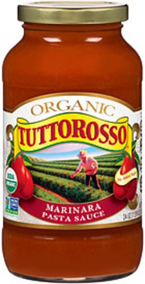 Tuttorosso Organic Marinara Pasta Sauce - 24 oz, Nutrition Information ...