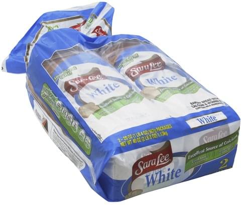 Sara Lee White Bread - 2 ea, Nutrition Information | Innit