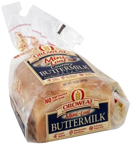 Oroweat Country Buttermilk Bread 14 Oz Nutrition Information Innit