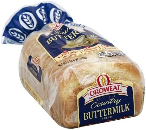 Oroweat Country Buttermilk Bread 680 G Nutrition Information Innit