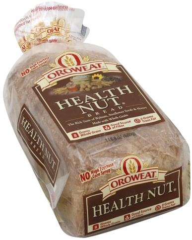 Oroweat Health Nut Bread Oz Nutrition Information Innit