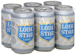 Lone Star Beer - 6 ea, Nutrition Information | Innit