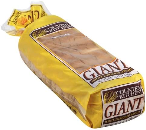  Country  Kitchen  Enriched White Giant Bread 22 oz 